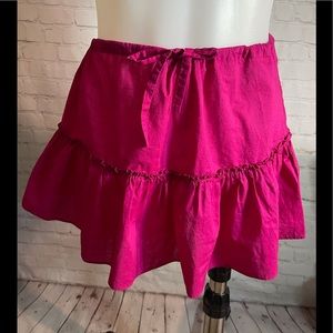 Victoria’s Secret hot pink drawstring skirt XS